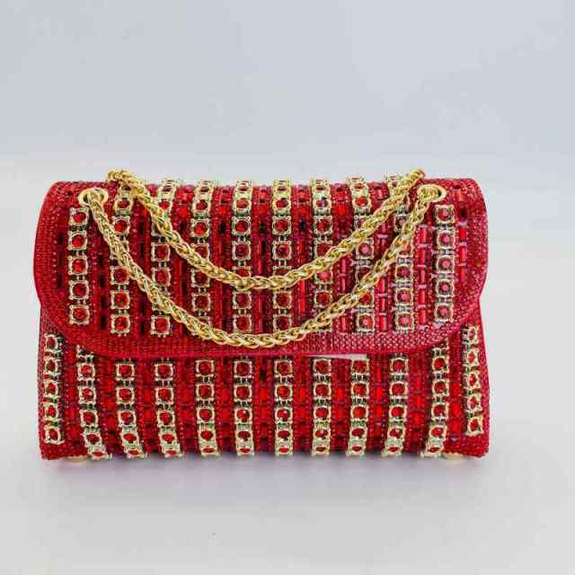 New Cross-Border Gemstone Evening Bag, Diamond-Encrusted, Elegant Evening Bag For Ladies