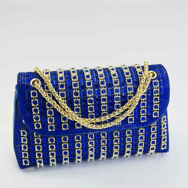 New Cross-Border Gemstone Evening Bag, Diamond-Encrusted, Elegant Evening Bag For Ladies