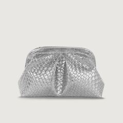 Women's  Autumn/Winter New Pleated Dumpling Bag, Fashionable and Versatile Woven Texture Shoulder Bag
