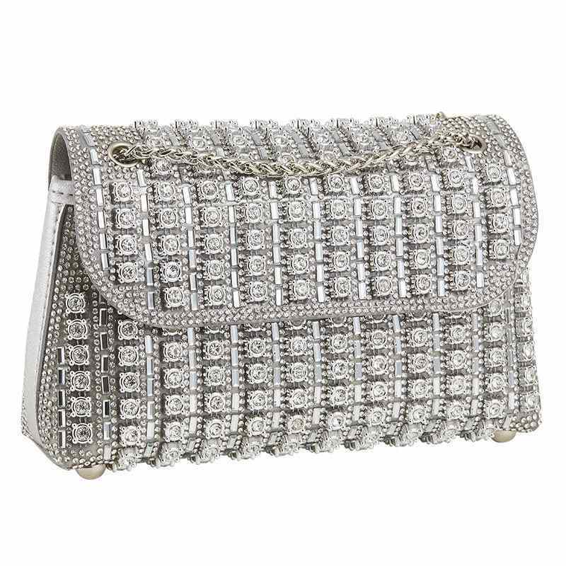 New Cross-Border Gemstone Evening Bag, Diamond-Encrusted, Elegant Evening Bag For Ladies