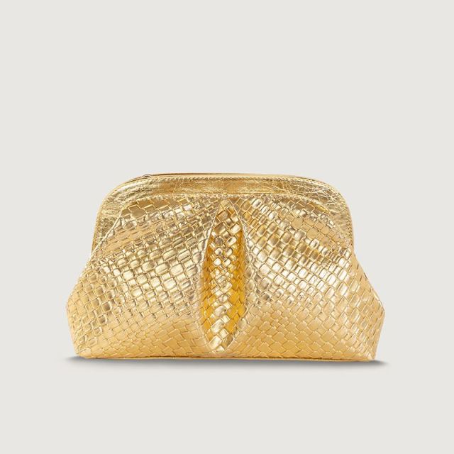Women's  Autumn/Winter New Pleated Dumpling Bag, Fashionable and Versatile Woven Texture Shoulder Bag