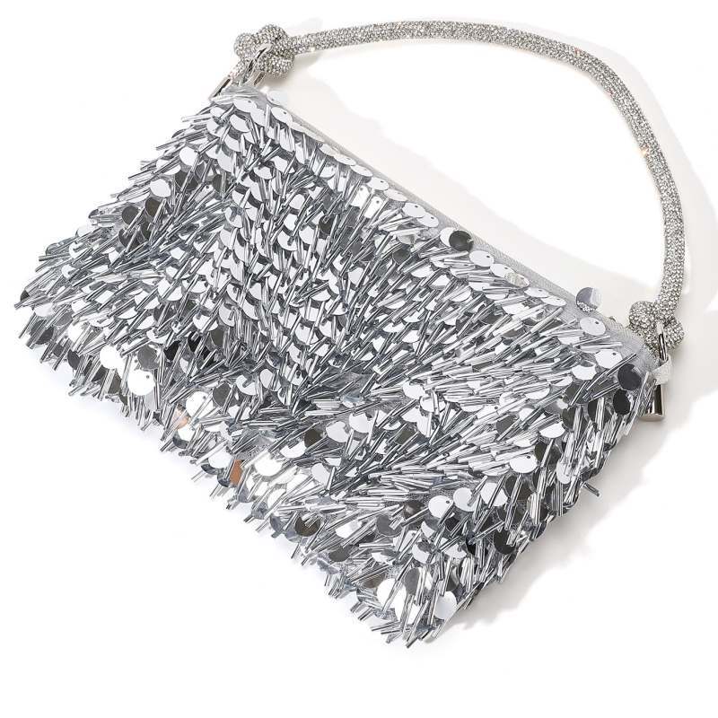 New Trendy Sparkling Sequin Rhinestone Handbag/Shoulder Bag For Music Festival Evening Parties
