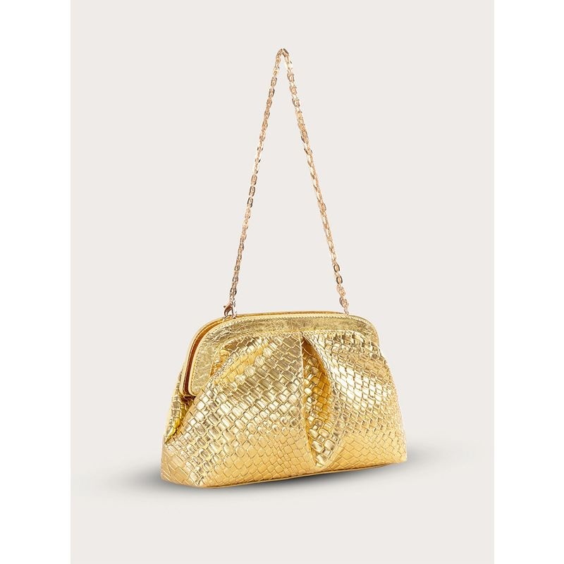Women's  Autumn/Winter New Pleated Dumpling Bag, Fashionable and Versatile Woven Texture Shoulder Bag