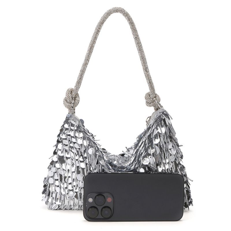 New Trendy Sparkling Sequin Rhinestone Handbag/Shoulder Bag For Music Festival Evening Parties