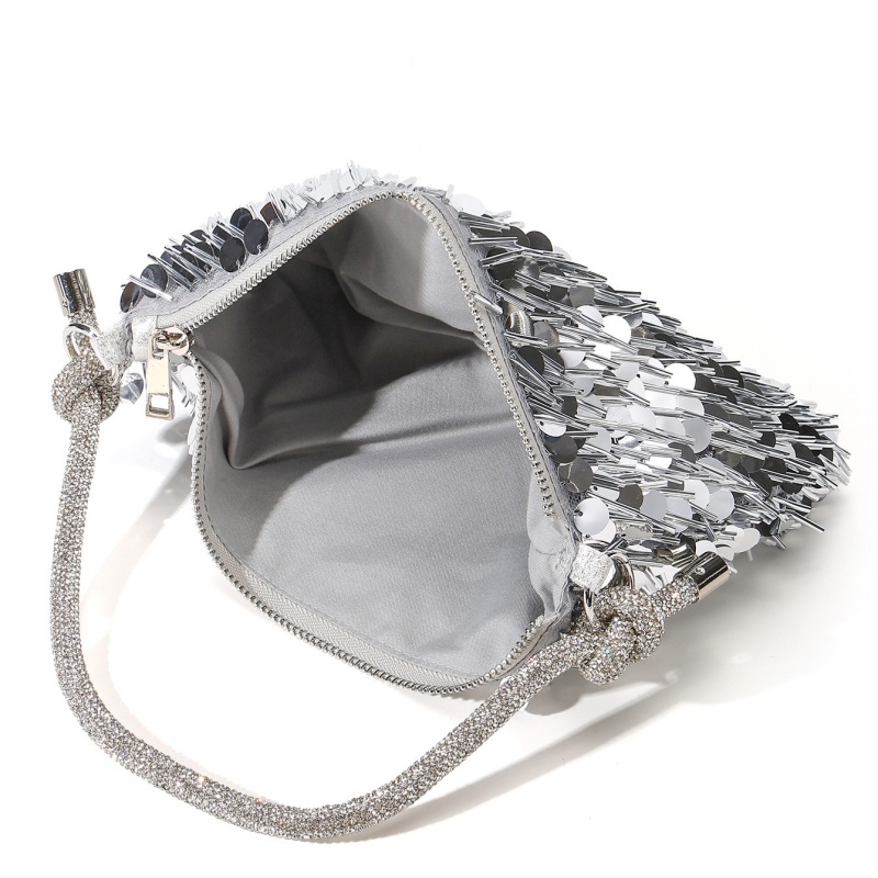New Trendy Sparkling Sequin Rhinestone Handbag/Shoulder Bag For Music Festival Evening Parties