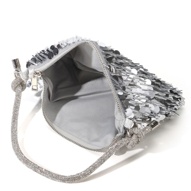 New Trendy Sparkling Sequin Rhinestone Handbag/Shoulder Bag For Music Festival Evening Parties