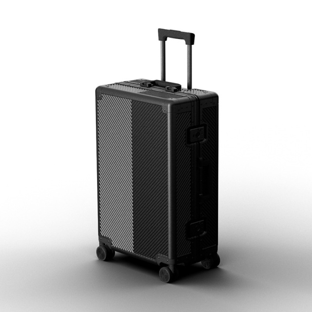 Wholesale Aluminum-Magnesium Alloy Trolley Cases, Wide Trolley Luggage, Large Capacity, High-End Aluminum Suitcase