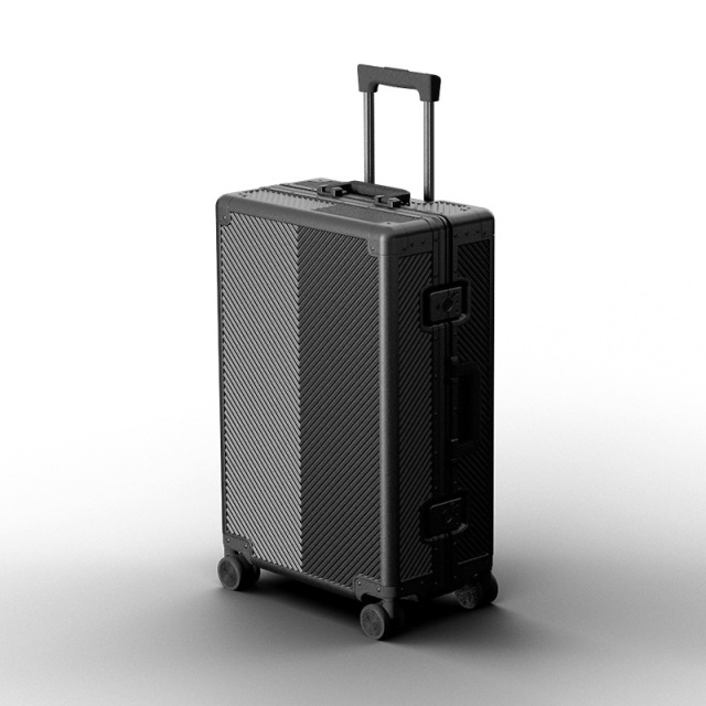 Wholesale Aluminum-Magnesium Alloy Trolley Cases, Wide Trolley Luggage, Large Capacity, High-End Aluminum Suitcase