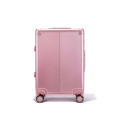 Wholesale Aluminum-Magnesium Alloy Trolley Cases, Wide Trolley Luggage, Large Capacity, High-End Aluminum Suitcase