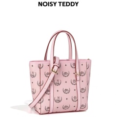 NOISY TEDDY Printed Women’s Handbag: Fashion-Forward Design, Dual Shoulder & Crossbody All-Purpose Style