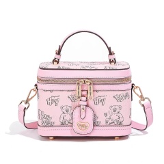 NOISY TEDDY Light Luxury Bucket Bag: High-End Fashion, Dual Shoulder & Crossbody Versatile Design