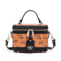 NOISY TEDDY Light Luxury Bucket Bag: High-End Fashion, Dual Shoulder & Crossbody Versatile Design