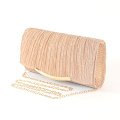 Compact/Portable Single-Shoulder Bag, Cosmetic Storage Bag, Stylish And Exquisite Glitter Design, Perfect For Evening Events