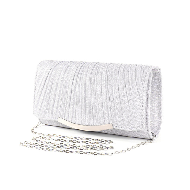 Compact/Portable Single-Shoulder Bag, Cosmetic Storage Bag, Stylish And Exquisite Glitter Design, Perfect For Evening Events