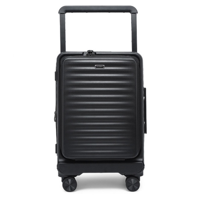 New Side-OpeningTravel Suitcase With Wide Telescopic Handle, Expandable Carry-On Luggage, Lightweight, Luxurious, Deep Compartment, Large Capacity Suitcase