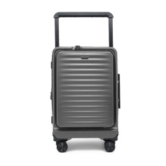 New Side-OpeningTravel Suitcase With Wide Telescopic Handle, Expandable Carry-On Luggage, Lightweight, Luxurious, Deep Compartment, Large Capacity Suitcase