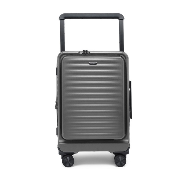 New Side-OpeningTravel Suitcase With Wide Telescopic Handle, Expandable Carry-On Luggage, Lightweight, Luxurious, Deep Compartment, Large Capacity Suitcase
