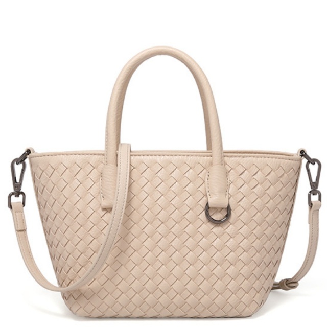 Hand-Woven Basket Bag, New Style Tote Bag, Fashionable, Leisure, Large Capacity, Versatile Shoulder Bag