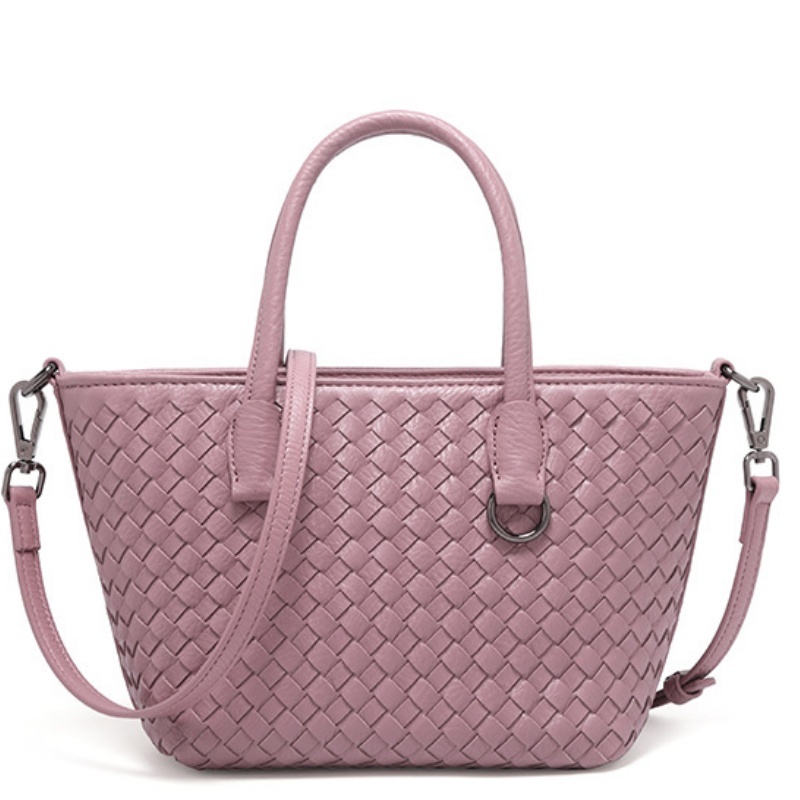 Hand-Woven Basket Bag, New Style Tote Bag, Fashionable, Leisure, Large Capacity, Versatile Shoulder Bag