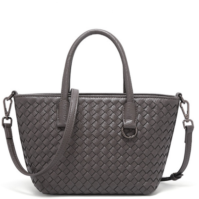 Hand-Woven Basket Bag, New Style Tote Bag, Fashionable, Leisure, Large Capacity, Versatile Shoulder Bag