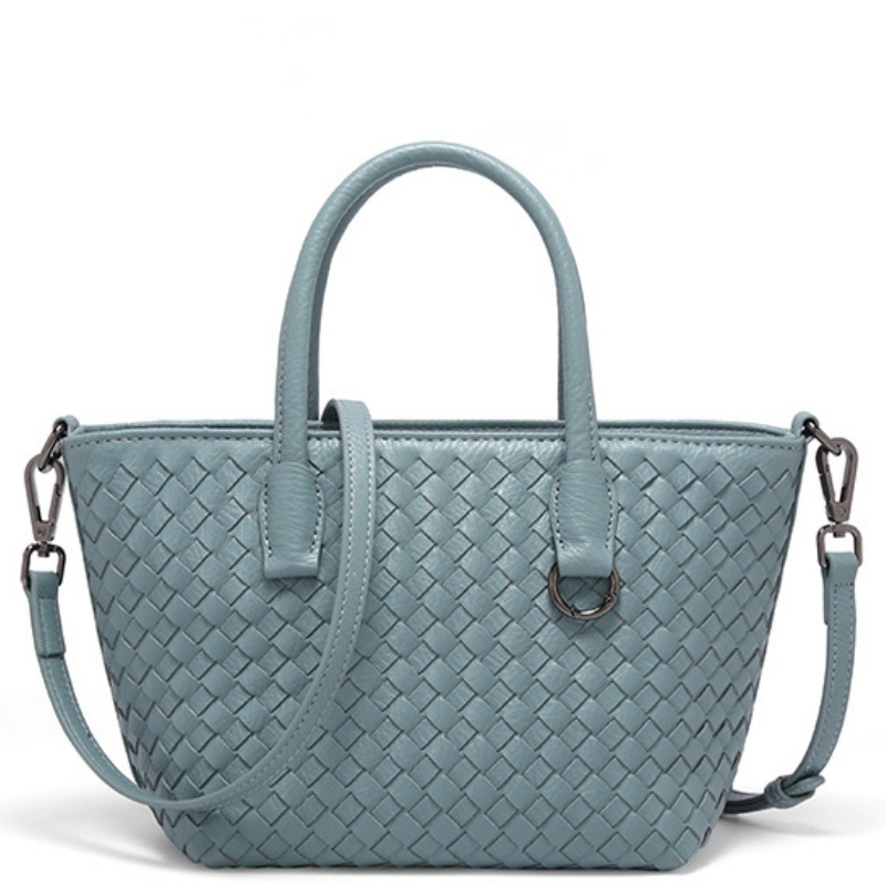 Hand-Woven Basket Bag, New Style Tote Bag, Fashionable, Leisure, Large Capacity, Versatile Shoulder Bag