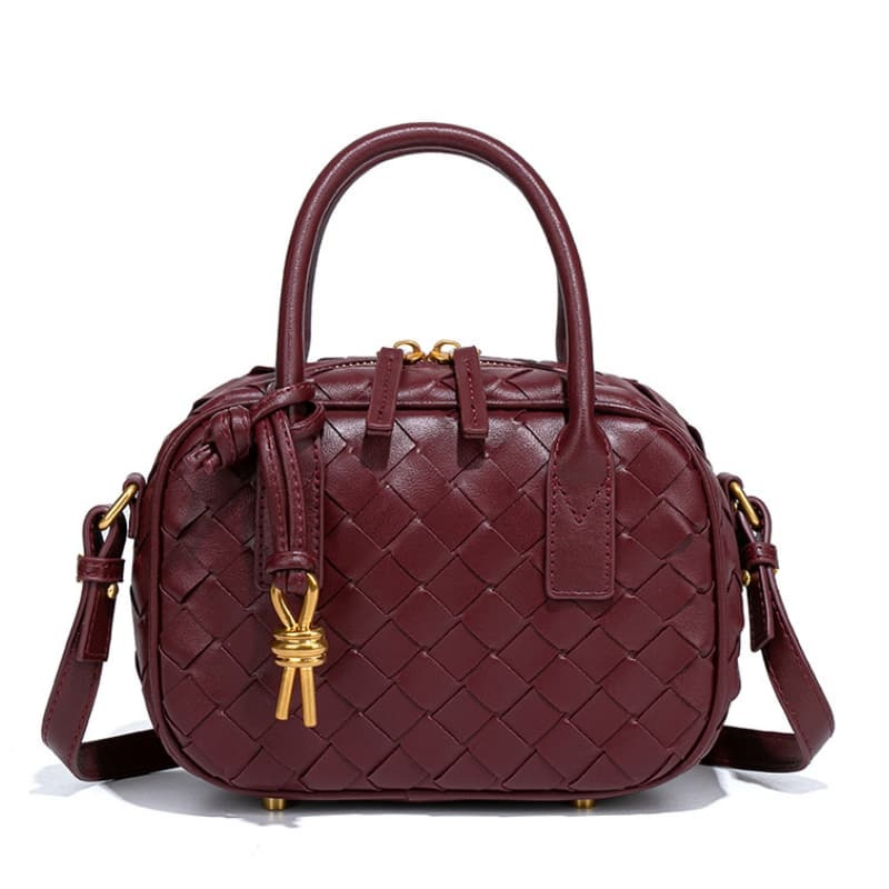 New Bowling Ball Bag For Women, High-End Woven Pillow Bag, Handbag/Crossbody Bag