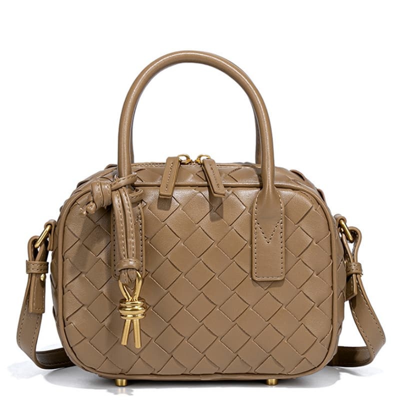 New Bowling Ball Bag For Women, High-End Woven Pillow Bag, Handbag/Crossbody Bag