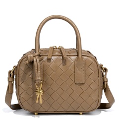 New Bowling Ball Bag For Women, High-End Woven Pillow Bag, Handbag/Crossbody Bag