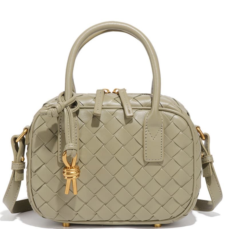 New Bowling Ball Bag For Women, High-End Woven Pillow Bag, Handbag/Crossbody Bag