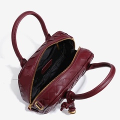 New Bowling Ball Bag For Women, High-End Woven Pillow Bag, Handbag/Crossbody Bag