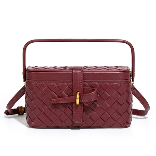 Niche Design New Camera Bag, Retro Versatile Handbag, Woven Crossbody Bag