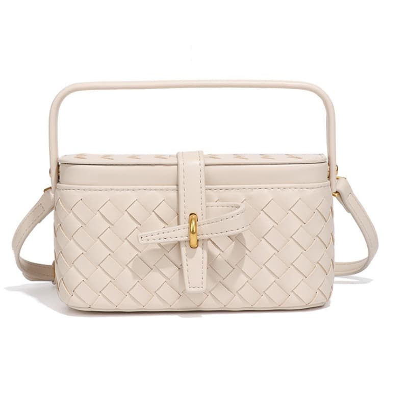 Niche Design New Camera Bag, Retro Versatile Handbag, Woven Crossbody Bag