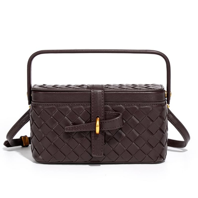 Niche Design New Camera Bag, Retro Versatile Handbag, Woven Crossbody Bag