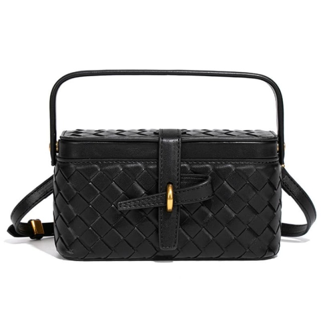 Niche Design New Camera Bag, Retro Versatile Handbag, Woven Crossbody Bag