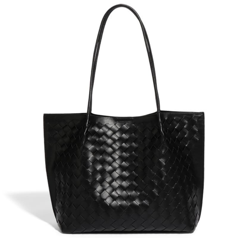 New Stylish And Simple Large-Capacity Hand-Woven Tote Bag For Commuting/Shoulder Use, Women's Bag