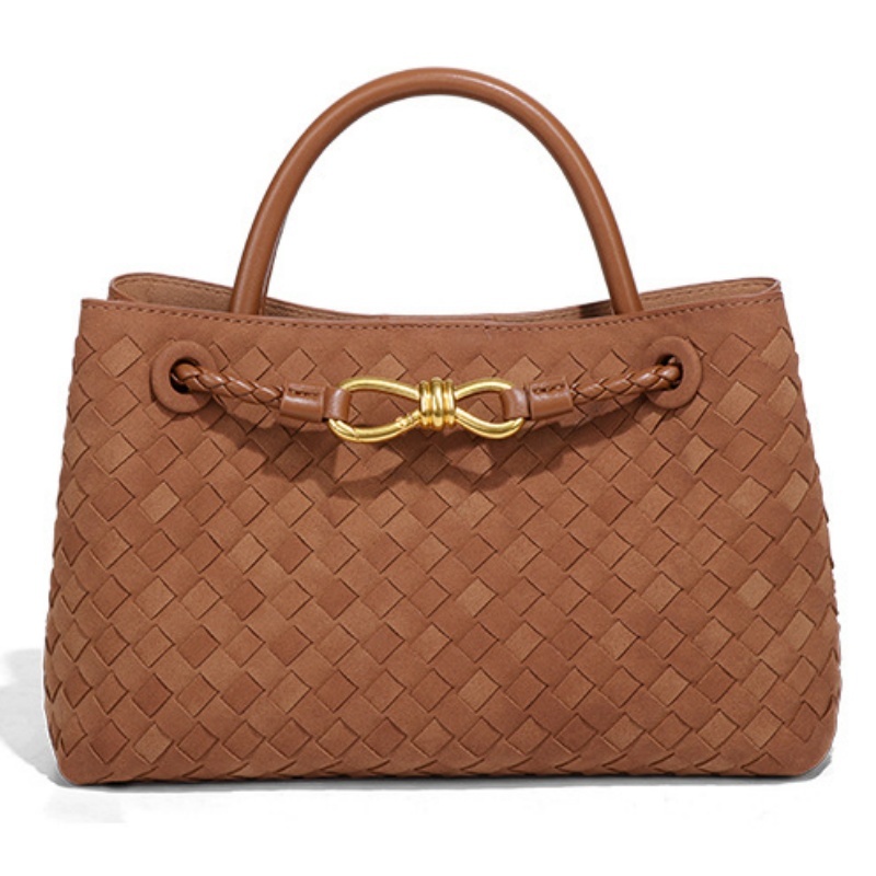 New Women's Handbag With Metal Buckle, Tote Bag, Suede And Frosted Leather, Shoulder Bag/Crossbody Bag