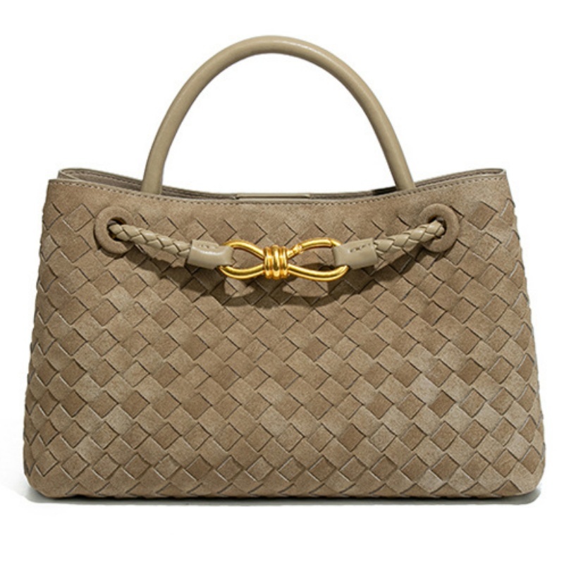 New Women's Handbag With Metal Buckle, Tote Bag, Suede And Frosted Leather, Shoulder Bag/Crossbody Bag