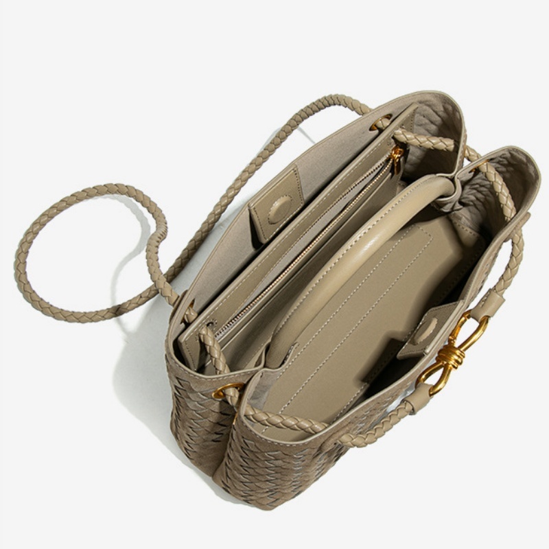 New Women's Handbag With Metal Buckle, Tote Bag, Suede And Frosted Leather, Shoulder Bag/Crossbody Bag