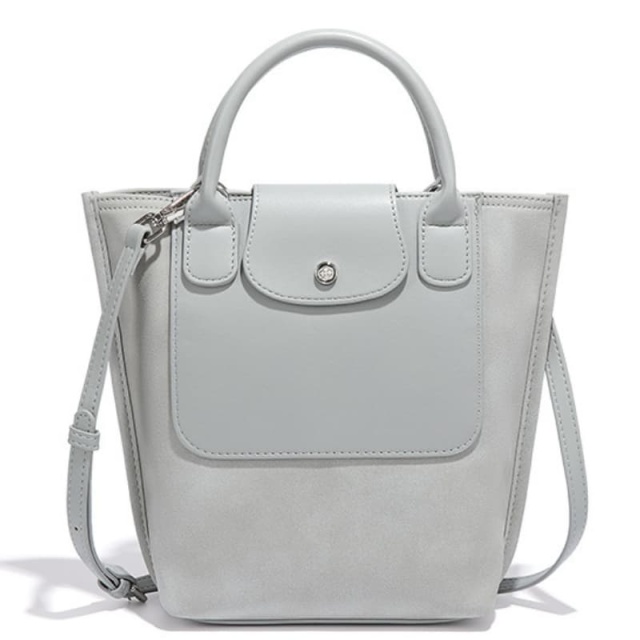 New Women's Bag, French Style, Longchamp Suede Patchwork, Large Capacity Tote Bag, Shoulder Bag, Bucket Bag