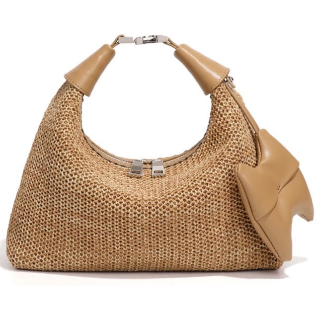 New Summer Straw Handbag, Versatile, Casual, Stylish Raffia Handbag For Beach Vacations