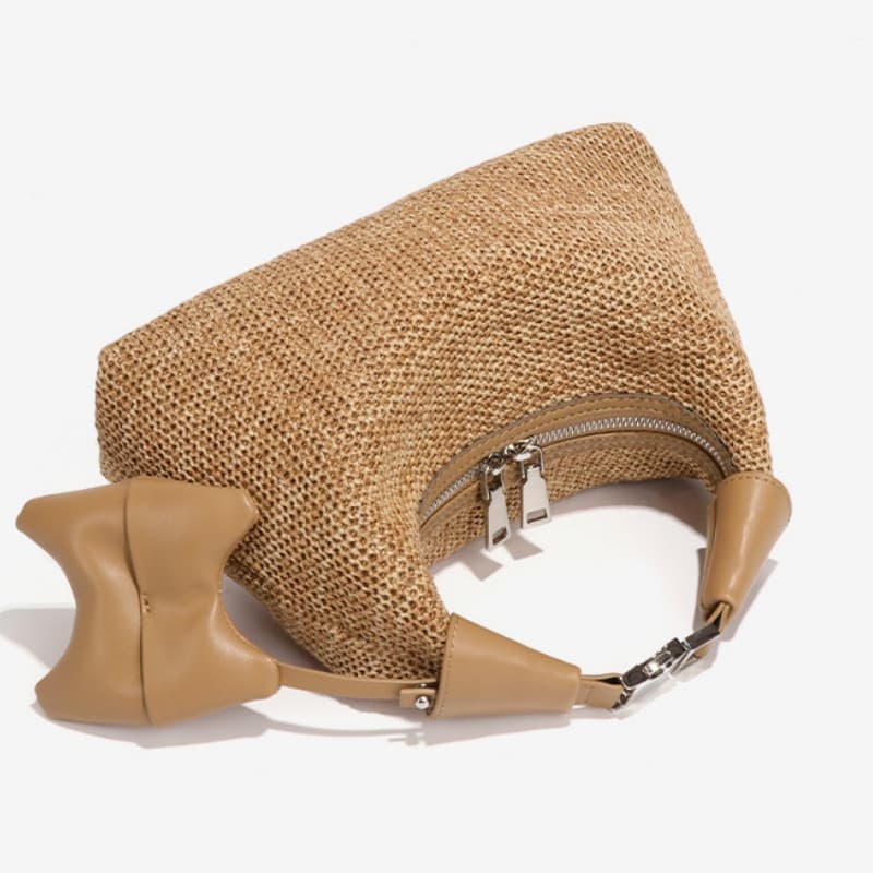 New Summer Straw Handbag, Versatile, Casual, Stylish Raffia Handbag For Beach Vacations