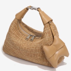 New Summer Straw Handbag, Versatile, Casual, Stylish Raffia Handbag For Beach Vacations