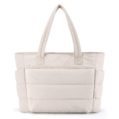 Large Capacity Tote Bag For Women, Portable Travel Storage Bag, Single Shoulder Bag With Compartments And Cross-Body Strap