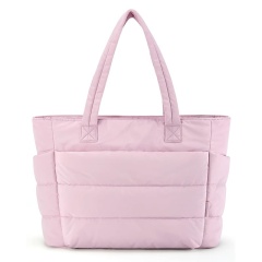 Large Capacity Tote Bag For Women, Portable Travel Storage Bag, Single Shoulder Bag With Compartments And Cross-Body Strap