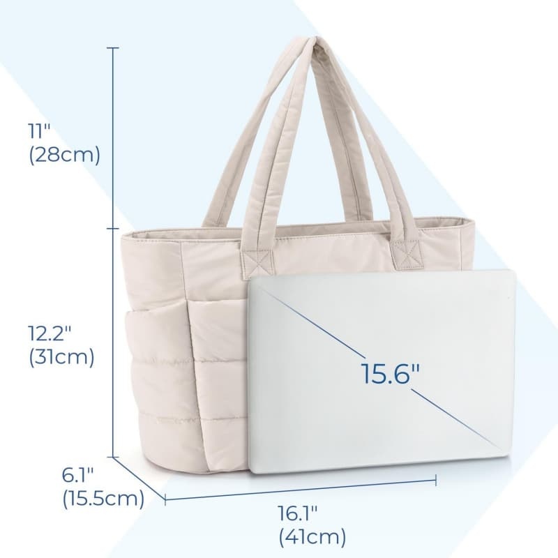 Large Capacity Tote Bag For Women, Portable Travel Storage Bag, Single Shoulder Bag With Compartments And Cross-Body Strap