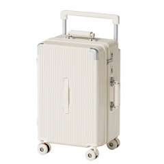 Wide-Handle, Large-Capacity, Multi-Functional Trolley Suitcase, Thickened Travel Suitcase, Combination Lock Case