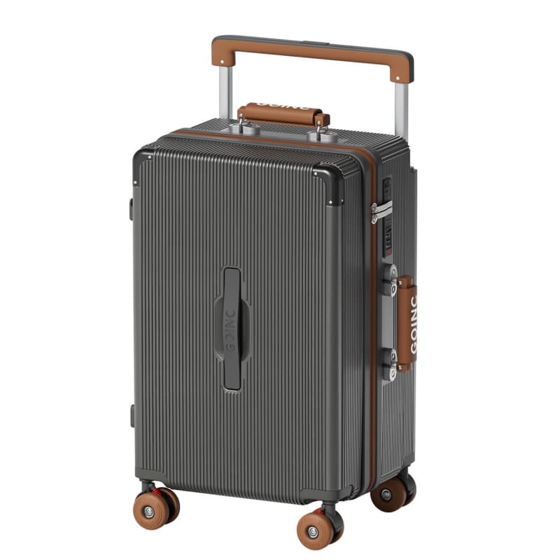 Wide-Handle, Large-Capacity, Multi-Functional Trolley Suitcase, Thickened Travel Suitcase, Combination Lock Case