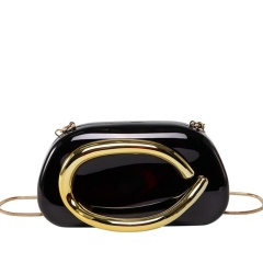 Acrylic Clutch Bag For Evening Events, Women's Handbag, European And American Style Handbag, Shoulder Bag, Crossbody Bag