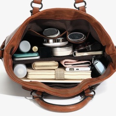 New European And American Style Soft Leather Large Capacity Tote Bag/Shoulder/Handbag