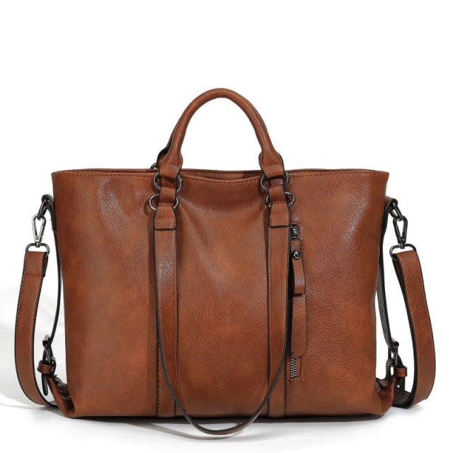 New European And American Style Soft Leather Large Capacity Tote Bag/Shoulder/Handbag